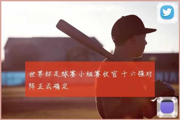 世界杯足球赛小组赛收官 十六强对阵正式确定